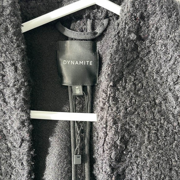 Dynamite: Black Teddy Coat - Picture 2 of 4